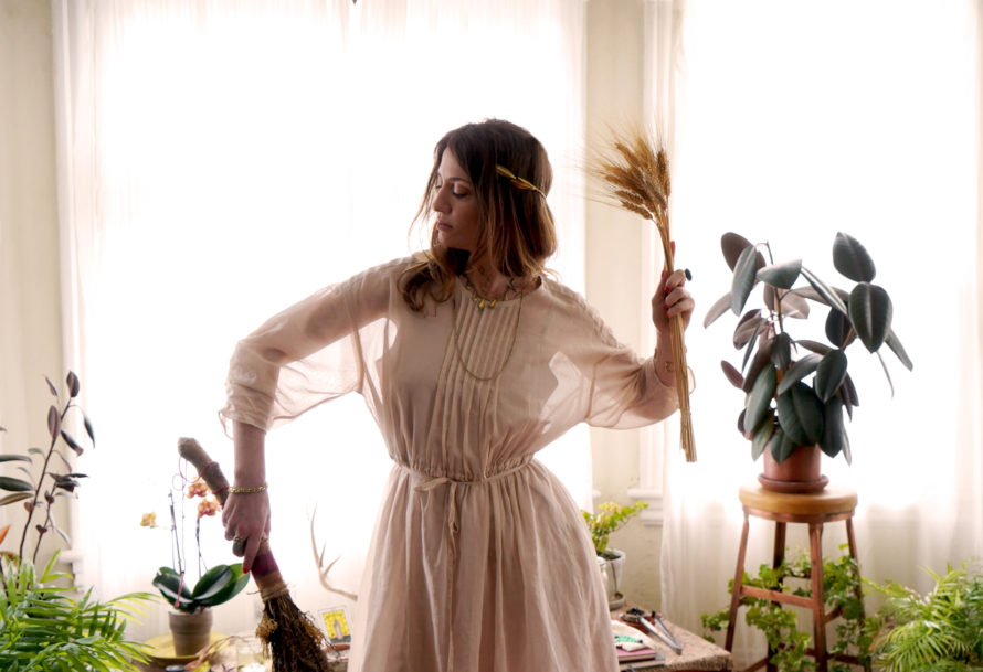 Amanda Yates Garcia Performing a Ritual