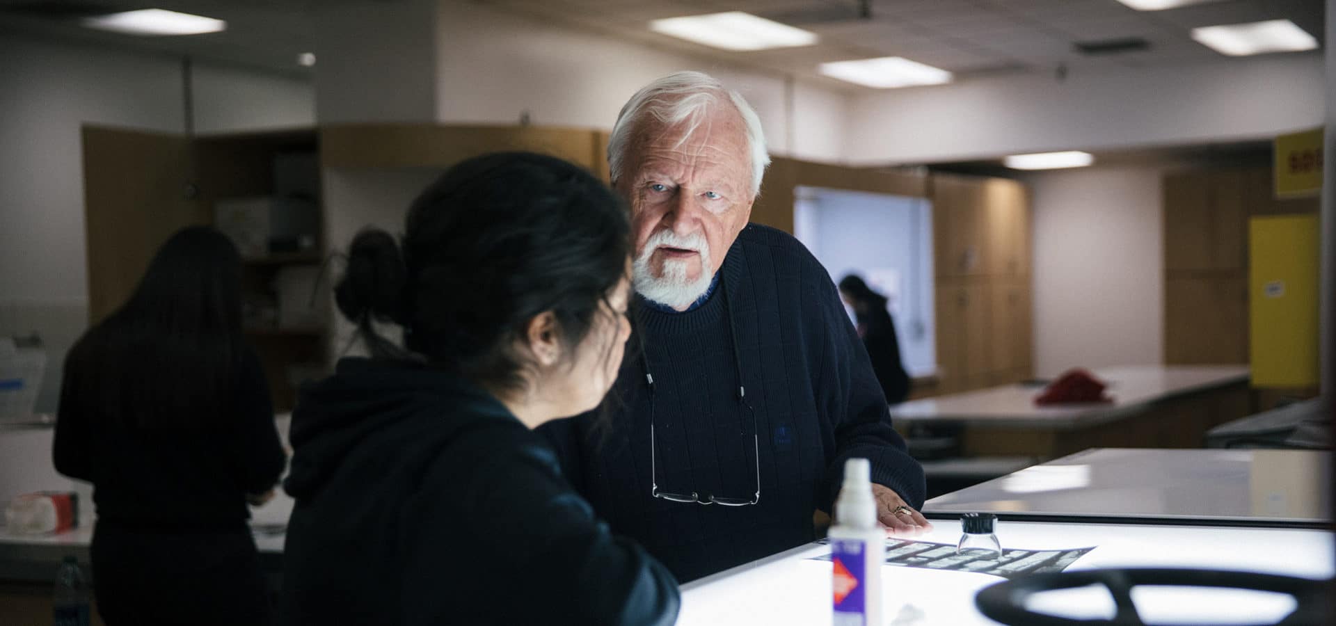John Bache at Community Arts Partnership Saturday Photography Class.