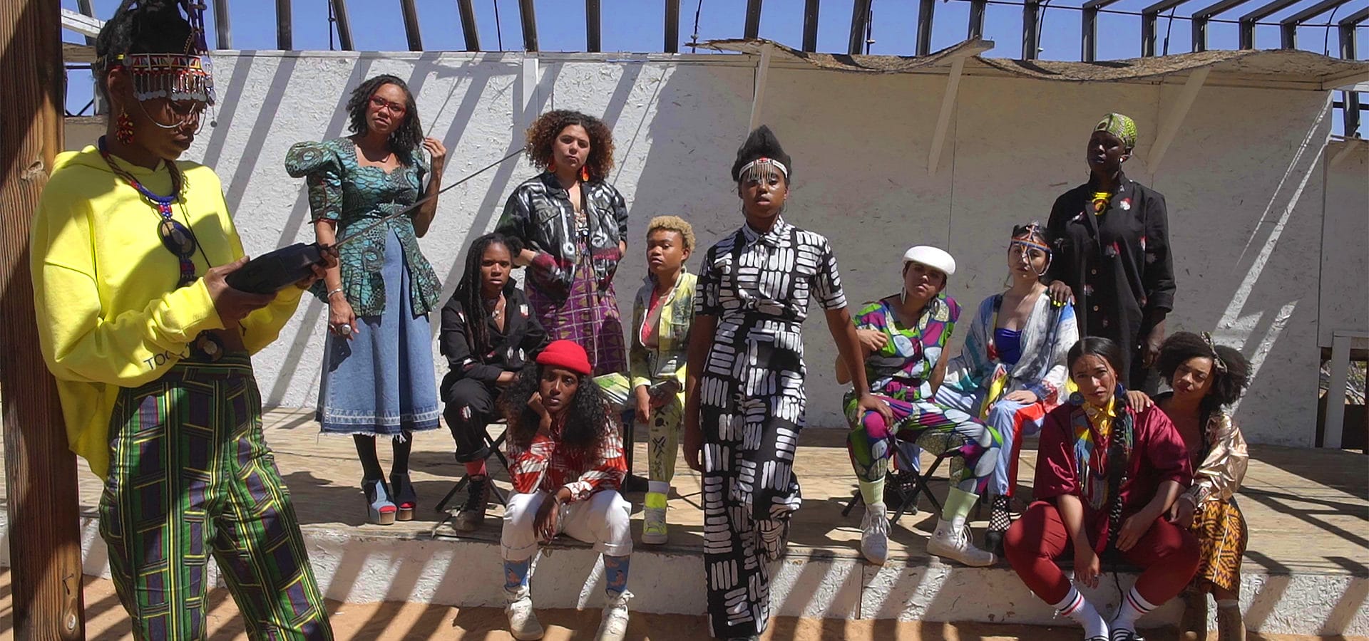 Cauleen Smith, production still from Sojourner, 2018, single-channel video: color and sound, 22:41 minutes, courtesy of the artist, Corbett vs. Dempsey, Chicago, and Kate Werble Gallery, New York, and Institute of Contemporary Art, University of Pennsylvania. | Image: © Cauleen Smith.