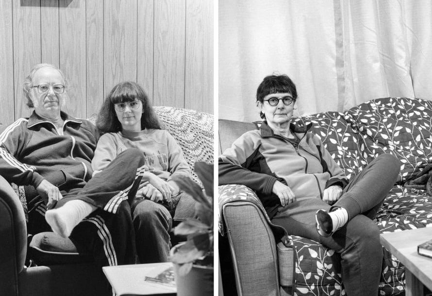 people sitting on a sofa