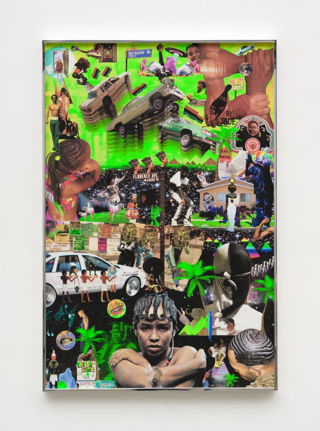 Collage artwork by Lauren Halsey (CalArts ’12)